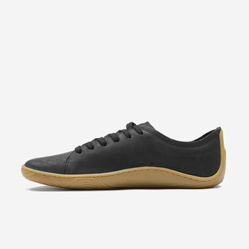 Vivobarefoot Addis Freizeitschuhe Herren Schwarz | DE 0076BEXC